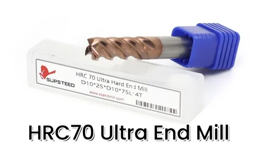 Tool Carbide Solid Cutter Insert End Mill Cutter HRC70 Metal Coated End Mill